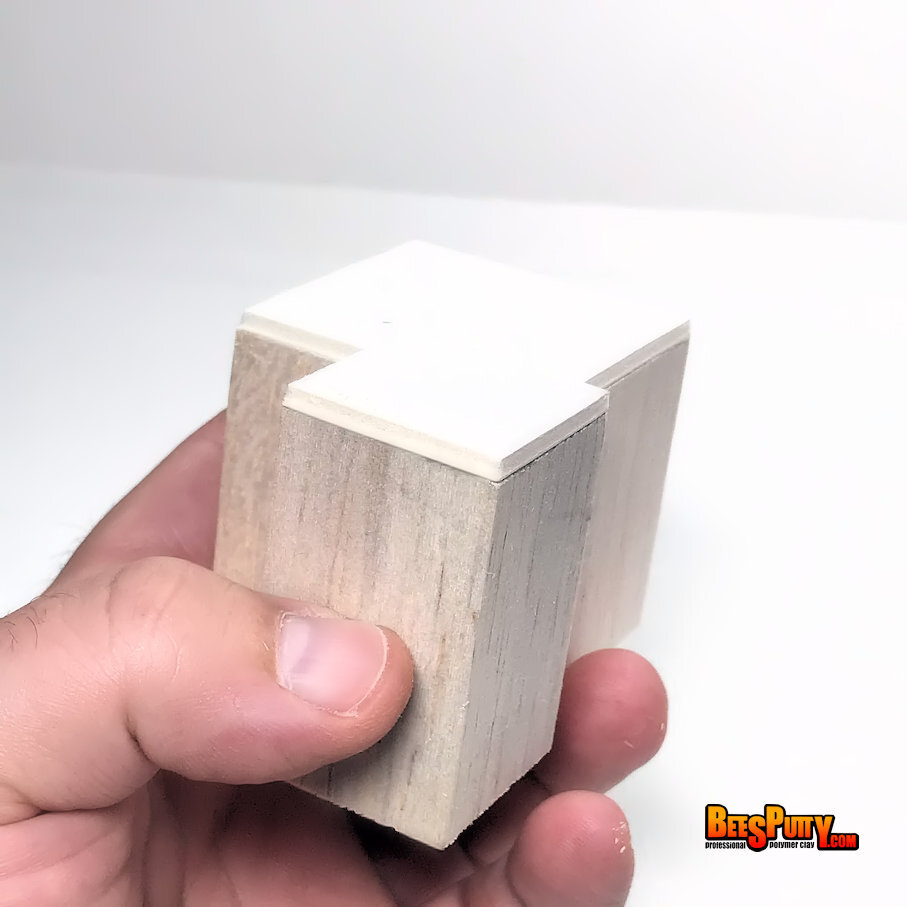 Balsa wood block 49x49x50mm — BeeSPuttY
